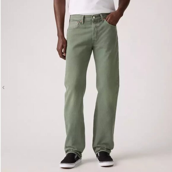 Levi's 501 Original Fit Men's Jeans - 100% Cotton - 35W 34L - Picture 3 of 5